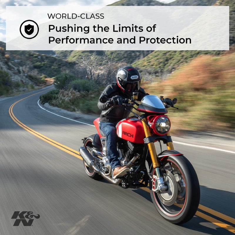 K&N Engine Air Filter: High Performance, Premium, Powersport Air Filter: Fits 2018-2019 ROYAL ENFIELD Continental GT650; 2019 ROYAL ENFIELD INT650; 2018-2019 ROYAL ENFIELD Interceptor, RO-6518 - Image 3